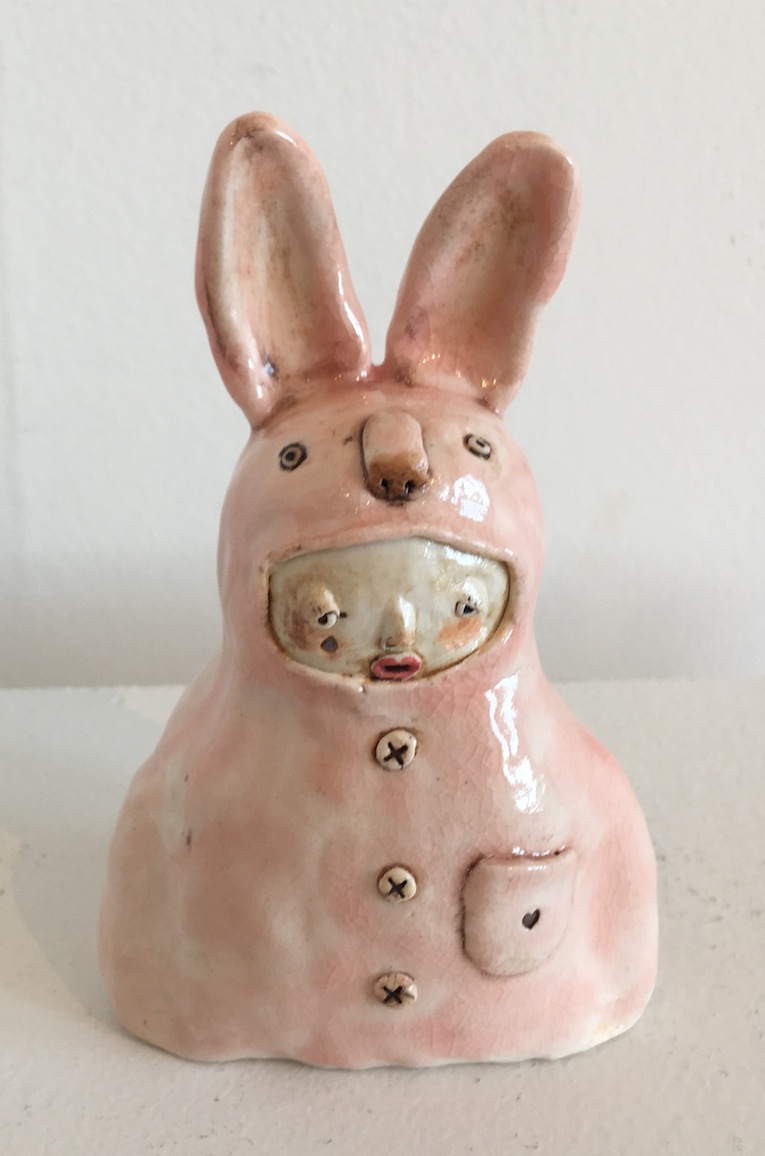 Nachiko Takahashi| Winter Rabbit| ceramic | McAtamney Gallery and Design Store | Geraldine NZ